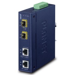 PLANET IGT-2205AT Industrial 2-port 10/100/1000T to 2-port 100/1000/2500X SFP Media Converter PLANET IGT-2205AT Industrial 2-port 10/100/1000T to 2-port 100/1000/2500X SFP Media Converter