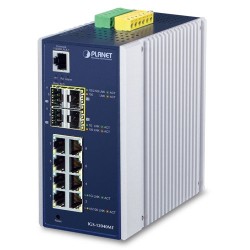 PLANET IGS-12040MT Industrial 8-Port 10/100/1000T + 2-Port 100/1G SFP + 2-Port 1G/2.5G SFP Managed Ethernet Switch PLANET IGS-12040MT Industrial 8-Port 10/100/1000T + 2-Port 100/1G SFP + 2-Port 1G/2.5G SFP Managed Ethernet Switch