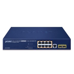 PLANET GS-4210-8P2S 8-Port 10/100/1000T 802.3at PoE + 2-Port 100/1000X SFP Managed Switch PLANET GS-4210-8P2S 8-Port 10/100/1000T 802.3at PoE + 2-Port 100/1000X SFP Managed Switch
