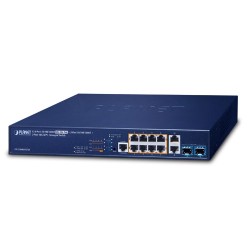 PLANET GS-5220-8UP2T2X L3 8-Port 10/100/1000T 802.3bt PoE + 2-Port 10/100/1000T + 2-Port 10G SFP+ Managed Switch PLANET GS-5220-8UP2T2X L3 8-Port 10/100/1000T 802.3bt PoE + 2-Port 10/100/1000T + 2-Port 10G SFP+ Managed Switch