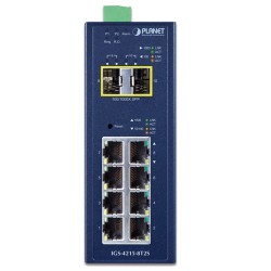 PLANET IGS-4215-8T2S Industrial L2/L4 8-Port 10/100/1000T + 2-Port 100/1000X SFP Managed Switch PLANET IGS-4215-8T2S Industrial L2/L4 8-Port 10/100/1000T + 2-Port 100/1000X SFP Managed Switch