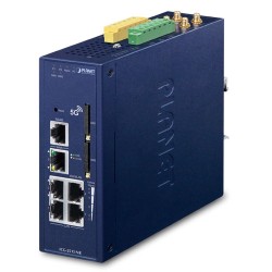 PLANET ICG-2515-NR Industrial 5G NR Cellular Gateway with 5-Port 10/100/1000T PLANET ICG-2515-NR Industrial 5G NR Cellular Gateway with 5-Port 10/100/1000T