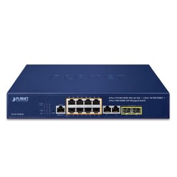 PLANET GS-4210-8P2C 8-Port 10/100/1000T 802.3at PoE + 2-Port 10/100/1000T+ 2-Port 100/1000X SFP Managed Switch PLANET GS-4210-8P2C 8-Port 10/100/1000T 802.3at PoE + 2-Port 10/100/1000T+ 2-Port 100/1000X SFP Managed Switch