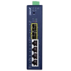 PLANET IGS-4215-4T2S Industrial L2/L4 4-Port 10/100/1000T + 2-Port 100/1000X SFP Managed Switch PLANET IGS-4215-4T2S Industrial L2/L4 4-Port 10/100/1000T + 2-Port 100/1000X SFP Managed Switch