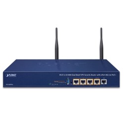 PLANET VR-300PW6 Wi-Fi 6 AX1800 Dual Band VPN Security Router with 4-Port 802.3at PoE+ PLANET VR-300PW6 Wi-Fi 6 AX1800 Dual Band VPN Security Router with 4-Port 802.3at PoE+