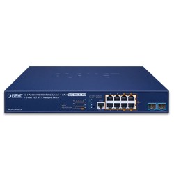 PLANET MGS-6320-8HP2X L3 4-Port 10/100/1000T 802.3at PoE + 4-Port 2.5G 802.3bt PoE + 2-Port 10G SFP+ Managed Switch PLANET MGS-6320-8HP2X L3 4-Port 10/100/1000T 802.3at PoE + 4-Port 2.5G 802.3bt PoE + 2-Port 10G SFP+ Managed Switch