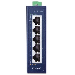 PLANET IGS-500T Compact Industrial 5-Port 10/100/1000T Gigabit Ethernet Switch PLANET IGS-500T Compact Industrial 5-Port 10/100/1000T Gigabit Ethernet Switch