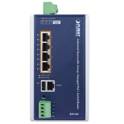 PLANET BSP-360 Industrial Renewable Power 5-Port Gigabit Managed Switch/Router with 4-Port 802.3at PoE+ PLANET BSP-360 Industrial Renewable Power 5-Port Gigabit Managed Switch/Router with 4-Port 802.3at PoE+