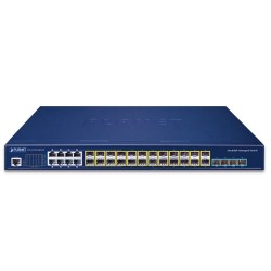 PLANET SGS-6310-16S8C4XR L3 16-Port 100/1000X SFP + 8-Port Gigabit TP/SFP + 4-Port 10G SFP+ Stackable Managed Switch (Dual 100~240V AC) PLANET SGS-6310-16S8C4XR L3 16-Port 100/1000X SFP + 8-Port Gigabit TP/SFP + 4-Port 10G SFP+ Stackable Managed Switch (Dual 100~240V AC)