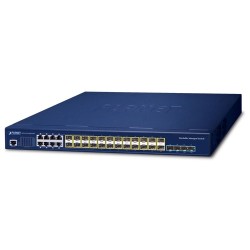 PLANET SGS-6310-16S8C4XR L3 16-Port 100/1000X SFP + 8-Port Gigabit TP/SFP + 4-Port 10G SFP+ Stackable Managed Switch (Dual 100~240V AC) PLANET SGS-6310-16S8C4XR L3 16-Port 100/1000X SFP + 8-Port Gigabit TP/SFP + 4-Port 10G SFP+ Stackable Managed Switch (Dual 100~240V AC)