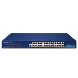 PLANET SGS-6310-24P4X L3 24-Port 10/100/1000T 802.3at PoE + 4-Port 10G SFP+ Stackable Managed Switch PLANET SGS-6310-24P4X L3 24-Port 10/100/1000T 802.3at PoE + 4-Port 10G SFP+ Stackable Managed Switch