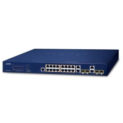 PLANET GS-4210-16P4C 16-Port 10/100/1000T 802.3at PoE + 4-Port Gigabit TP/SFP Combo Managed Switch PLANET GS-4210-16P4C 16-Port 10/100/1000T 802.3at PoE + 4-Port Gigabit TP/SFP Combo Managed Switch