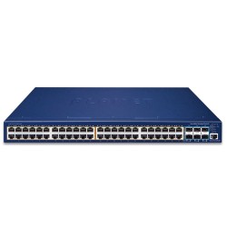 PLANET SGS-6310-48P6XR L3 48-Port 10/100/1000T 802.3at PoE + 6-Port 10G SFP+ Stackable Managed Switch with 55V DC Redundant Power PLANET SGS-6310-48P6XR L3 48-Port 10/100/1000T 802.3at PoE + 6-Port 10G SFP+ Stackable Managed Switch with 55V DC Redundant Power