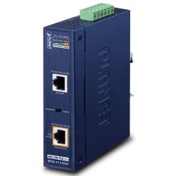 PLANET IPOE-171-95W Industrial Single-Port Multi-Gigabit 802.3bt PoE++ Injector (95 Watts, -40~75 degrees C, 12~54V DC) PLANET IPOE-171-95W Industrial Single-Port Multi-Gigabit 802.3bt PoE++ Injector (95 Watts, -40~75 degrees C, 12~54V DC)