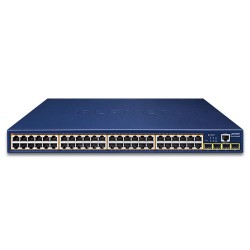 PLANET GS-4210-48P4S 48-Port 10/100/1000T 802.3at PoE + 4-Port 100/1000BASE-X SFP Managed Switch PLANET GS-4210-48P4S 48-Port 10/100/1000T 802.3at PoE + 4-Port 100/1000BASE-X SFP Managed Switch