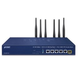 PLANET VR-300FW-NR 5G NR Cellular + Wi-Fi 6 AX 1800 Dual Band + 1-Port 1000X SFP VPN Security Router PLANET VR-300FW-NR 5G NR Cellular + Wi-Fi 6 AX 1800 Dual Band + 1-Port 1000X SFP VPN Security Router