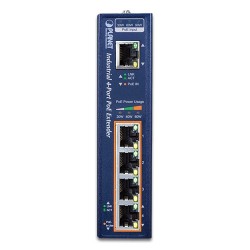 PLANET IPOE-E174 Industrial 1-Port 802.3bt PoE++ to 4-Port 802.3af/at Gigabit PoE Extender PLANET IPOE-E174 Industrial 1-Port 802.3bt PoE++ to 4-Port 802.3af/at Gigabit PoE Extender