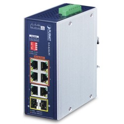 PLANET IGS-824UPT Industrial 4-Port 10/100/1000T 802.3bt PoE + 2-Port 10/100/1000T + 2-Port 100/1000X SFP Gigabit Ethernet Switch PLANET IGS-824UPT Industrial 4-Port 10/100/1000T 802.3bt PoE + 2-Port 10/100/1000T + 2-Port 100/1000X SFP Gigabit Ethernet Switch