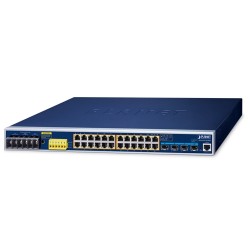 PLANET IGS-6325-24UP4X Industrial L3 24-Port 10/100/1000T 802.3bt PoE + 4-Port 10G SFP+ Managed Ethernet Switch PLANET IGS-6325-24UP4X Industrial L3 24-Port 10/100/1000T 802.3bt PoE + 4-Port 10G SFP+ Managed Ethernet Switch
