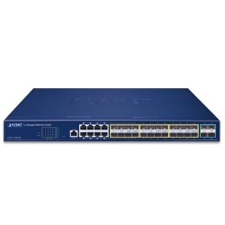 PLANET GS-6311-16S8C4XR L3 16-Port 100/1000X SFP + 8-Port Gigabit TP/SFP + 4-Port 10G SFP+ Managed Ethernet Switch with 36-72V DC Redundant Power PLANET GS-6311-16S8C4XR L3 16-Port 100/1000X SFP + 8-Port Gigabit TP/SFP + 4-Port 10G SFP+ Managed Ethernet Switch with 36-72V DC Redundant Power