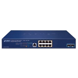 PLANET MGS-6311-8P2X L3 8-Port 2.5GBASE-T 802.3at PoE + 2-Port 10GBASE-X SFP+ Managed Ethernet Switch PLANET MGS-6311-8P2X L3 8-Port 2.5GBASE-T 802.3at PoE + 2-Port 10GBASE-X SFP+ Managed Ethernet Switch
