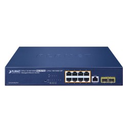PLANET GS-4210-8UP2S 8-Port 10/100/1000T 802.3bt PoE + 2-Port 100/1000X SFP Managed Ethernet Switch PLANET GS-4210-8UP2S 8-Port 10/100/1000T 802.3bt PoE + 2-Port 100/1000X SFP Managed Ethernet Switch