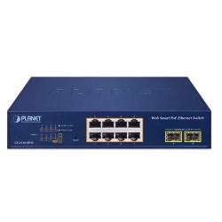 PLANET GS-2210-8P2S 8-Port 10/100/1000T 802.3at PoE + 2-Port 1000X SFP Web Smart Ethernet Switch PLANET GS-2210-8P2S 8-Port 10/100/1000T 802.3at PoE + 2-Port 1000X SFP Web Smart Ethernet Switch