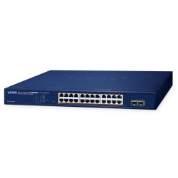 PLANET GS-2210-24P2S 24-Port 10/100/1000T 802.3at PoE + 2-Port 1000X SFP Web Smart Ethernet Switch PLANET GS-2210-24P2S 24-Port 10/100/1000T 802.3at PoE + 2-Port 1000X SFP Web Smart Ethernet Switch