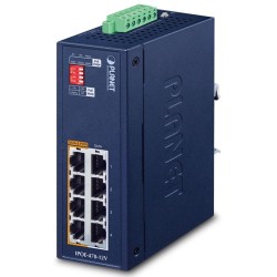PLANET IPOE-470-12V Industrial 4-port 10/100/1000T 802.3bt PoE++ Injector Hub w/ 12V Booster PLANET IPOE-470-12V Industrial 4-port 10/100/1000T 802.3bt PoE++ Injector Hub w/ 12V Booster