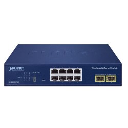 PLANET GS-2210-8T2S 8-Port 10/100/1000T + 2-Port 1000X SFP Web Smart Ethernet Switch PLANET GS-2210-8T2S 8-Port 10/100/1000T + 2-Port 1000X SFP Web Smart Ethernet Switch