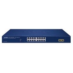 PLANET GS-2210-16T2S 16-Port 10/100/1000T + 2-Port 1000X SFP Web Smart Ethernet Switch PLANET GS-2210-16T2S 16-Port 10/100/1000T + 2-Port 1000X SFP Web Smart Ethernet Switch