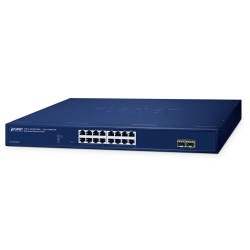 PLANET GS-2210-16T2S 16-Port 10/100/1000T + 2-Port 1000X SFP Web Smart Ethernet Switch PLANET GS-2210-16T2S 16-Port 10/100/1000T + 2-Port 1000X SFP Web Smart Ethernet Switch