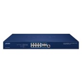 PLANET XGS-6311-8T4XR L3 8-Port 10GBASE-T + 4-Port 10GBASE-X SFP+ Managed Ethernet Switch with Dual 100~240V AC Redundant Power