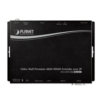 PLANET IHD-420PT Video Wall 4K/60 HDMI & USB over IP Transmitter with PoE