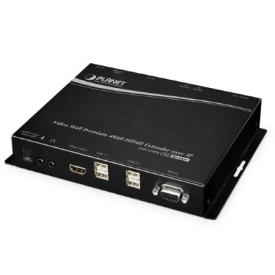 PLANET IHD-420PT Video Wall 4K/60 HDMI & USB over IP Transmitter with PoE