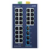 PLANET IGS-4215-24T4X Industrial L2+ 24-Port 10/100/1000T + 4-Port 10G SFP+ Managed Ethernet Switch