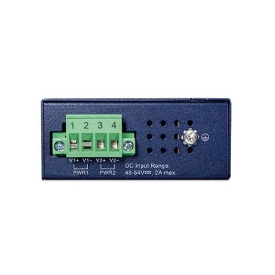 PLANET IGTP-2205AT Compact Industrial 2-Port 100/1000X SFP to 2-Port 10/100/1000T 802.3at PoE+ Media Converter