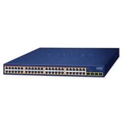PLANET GSW-5240HP 48-Port 10/100/1000T 802.3at PoE + 4-Port 1000X SFP Gigabit Ethernet Switch PLANET GSW-5240HP 48-Port 10/100/1000T 802.3at PoE + 4-Port 1000X SFP Gigabit Ethernet Switch