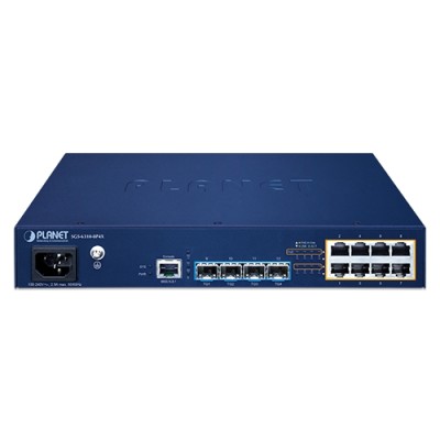 PLANET SGS-6310-8P4X L3 8-Port 10/100/1000T 802.3at PoE + 4-Port 10G SFP+ Stackable Managed Switch
