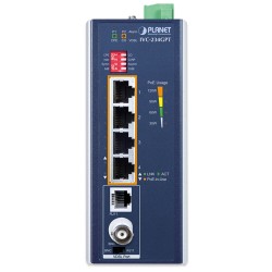 PLANET IVC-234GPT Industrial 4-Port 10/100/1000T 802.3at PoE+ to VDSL2 Extender PLANET IVC-234GPT Industrial 4-Port 10/100/1000T 802.3at PoE+ to VDSL2 Extender