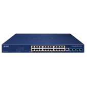 PLANET GS-6311-24PL4X L3 24-Port 10/100/1000T 802.3at PoE + 4-Port 10G SFP+ Managed Ethernet Switch