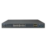 PLANET GS-5220-16T4S2XR L2+ 16-Port 10/100/1000T + 4-Port 100/1000X SFP + 2-Port 10G SFP+ Managed Ethernet Switch