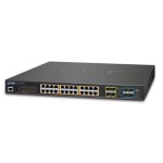 PLANET GS-5220-24P4XR L2+ 24-Port 10/100/1000T 802.3at PoE + 4-Port 10G SFP+ Managed Switch / 400W