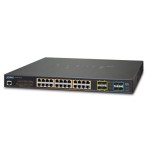 PLANET GS-5220-24PL4XR L2+ 24-Port 10/100/1000T 802.3at PoE + 4-Port 10G SFP+ Managed Switch