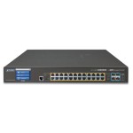 PLANET GS-5220-24UPL4XVR L2+ 24-Port 10/100/1000T Ultra PoE + 4-Port 10G SFP+ Managed Switch with LCD touch screen