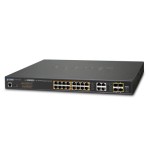 Planet GS-4210-16P4C 16-Port 10/100/1000T 802.3at PoE + 4-Port Gigabit TP/SFP Combo Managed Switch/220W