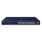 Planet GS-4210-24P2S 24-Port 10/100/1000T 802.3at PoE + 2-Port 100/1000X SFP Managed Switch