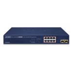 Planet GS-4210-8P2S 8-Port 10/100/1000T 802.3at PoE + 2-Port 100/1000X SFP Managed Switch
