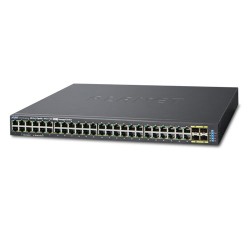 Planet GS-5220-48T4X L2+ 48-Port 10/100/1000Mbps + 4-Port Shared SFP + 4-Port 10G SFP+ Managed Switch with Hardware Layer3 IPv4/IPv6 Static Routing