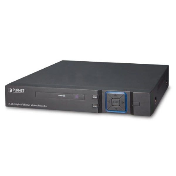 PLANET HDVR-435 H.265 4-ch 5-in-1 Hybrid Digital Video Recorder